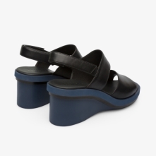 Camper Black Sandals Womens - Kyra Online Ireland | RVBEG3109